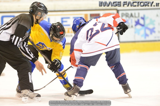 2015-01-10 Torino Bulls-Hockey Milano Rossoblu U14 1048 Marco Grilli